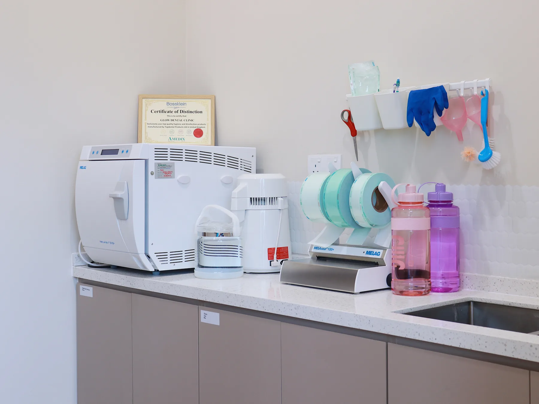 Glow Dental sterilisation room