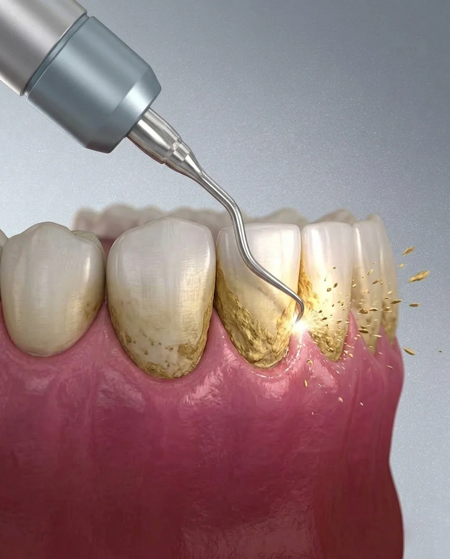 Scaling and polishing explained at Glow Dental