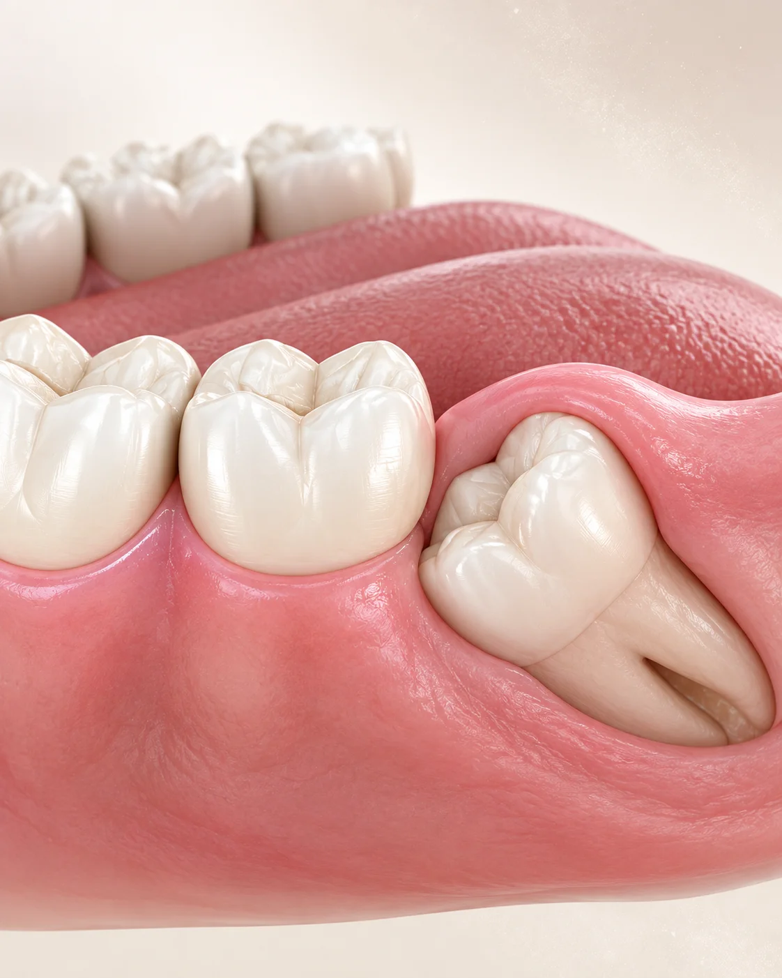 Wisdom tooth removal results at Glow Dental
